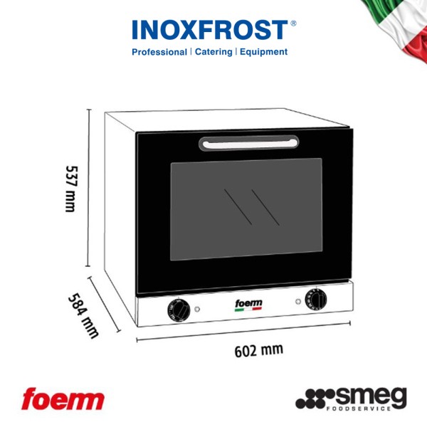 Κυκλοθερμικός φούρνος FOEM RFF 43X Κυκλοθερμικός φούρνος FOEM RFF 43X