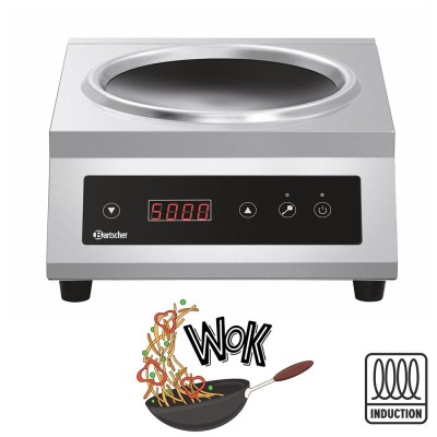 Επαγωγική εστία Wok ηλεκτρονική BARTSCHER 105929