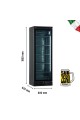 Βιτρίνα μπύρας 380lt KLIMAITALIA ICOOL 401 G BLACK SZ
