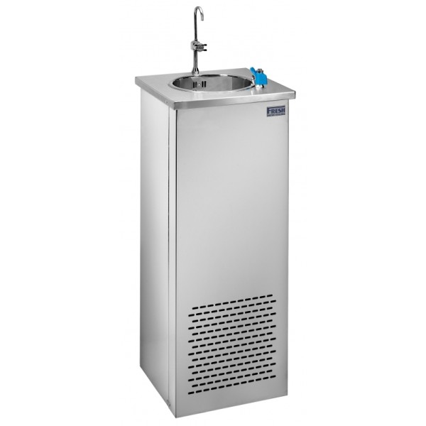  Ψύκτης Νερού Inox 350ποτήρια/ώρα με γούρνα FRESH K-103 INOX