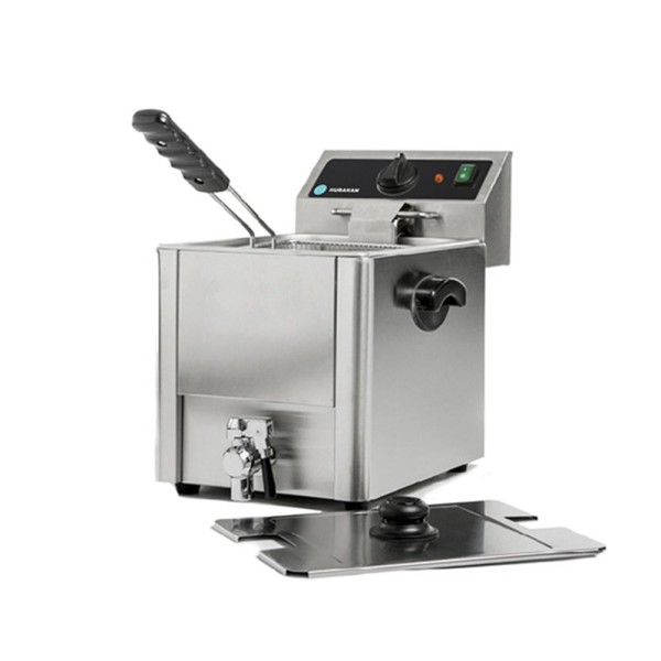 Φριτέζα 8lt ηλεκτρική μονοφασική HURAKAN FT8N