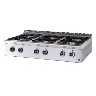 Επιτραπέζια εστία υγραερίου με 6 εστίες SERGAS FC6S7