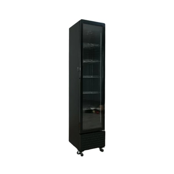 Βιτρίνα αναψυκτικών Slim 42x52,5x193,5 cm SLIM230H FULL BLACK.
