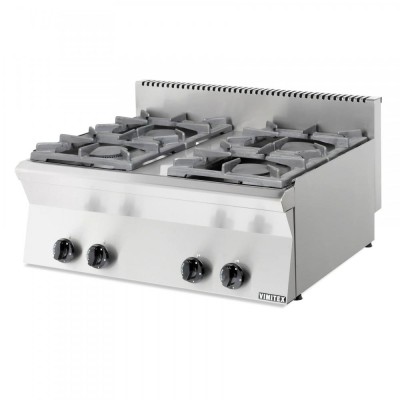 Επιτραπέζια εστία αερίου τετραπλή 28kw VIMITEX 752ST
