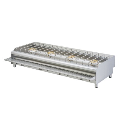 Εστία υγραερίου ψαροταβέρνας τετραπλή επιτραπέζια VISVARDIS KGL460S N Εστία υγραερίου ψαροταβέρνας τετραπλή επιτραπέζια VISVARDIS KGL460S N