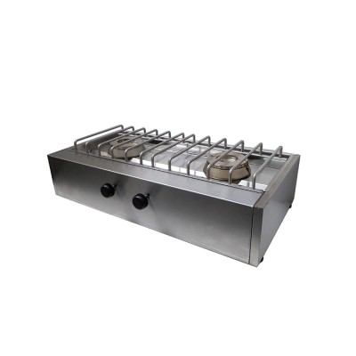 Φλόγιστρο αερίου με inox σχάρα με 2 καυστήρες VRINOX KALLISTI 2 ECO Φλόγιστρο αερίου με inox σχάρα με 2 καυστήρες VRINOX KALLISTI 2 ECO