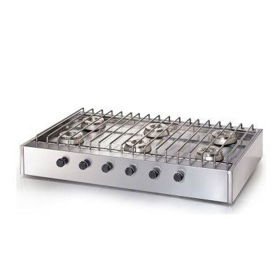 Φλόγιστρο αερίου με inox σχάρα με 6 καυστήρες VRINOX KALLISTI 6 ECO Φλόγιστρο αερίου με inox σχάρα με 6 καυστήρες VRINOX KALLISTI 6 ECO