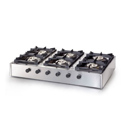 Φλόγιστρο αερίου με σχάρα μαντέμι με 6 καυστήρες VRINOX KALLISTI 6 ECOM Φλόγιστρο αερίου με σχάρα μαντέμι με 6 καυστήρες VRINOX KALLISTI 6 ECOM